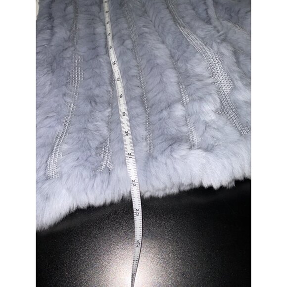 HEARTLOOM New Rosa Rabbit Fur Jacket in Harbor size Small - Picture 11 of 12